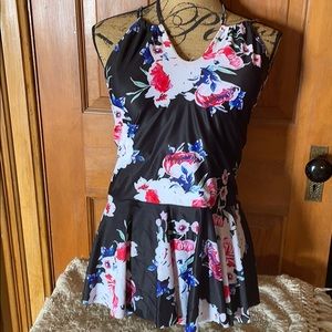 XL tankini with ruffle bottom top only